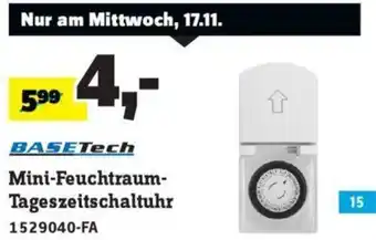 Conrad BaseTech Mini Feuchtraum Tageszeitschaltuhr Angebot