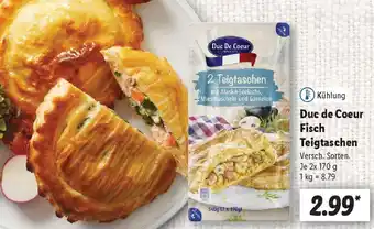 Lidl Duc de Coeur Fisch Teigtaschen Angebot