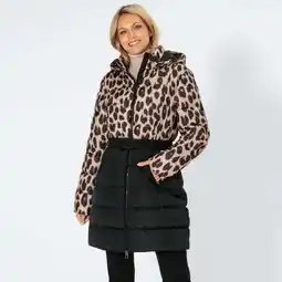 NKD Damen-Steppmantel mit Leoparden-Muster Angebot