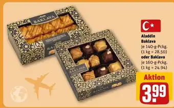 REWE Aladdin baklava Angebot