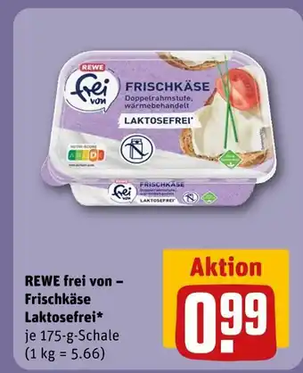 REWE Rewe frei von frischkäse laktosefrei Angebot
