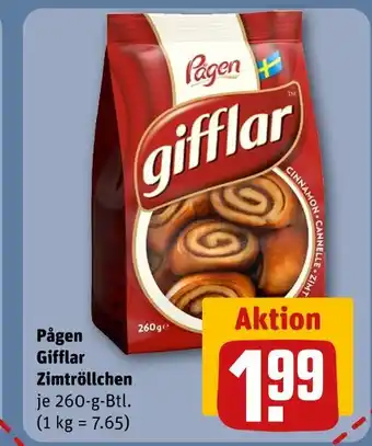 REWE Pågen gifflar zimtröllchen Angebot