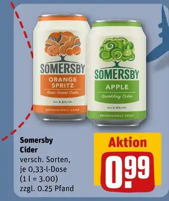 REWE Somersby cider Angebot