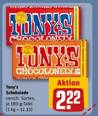 REWE Tony's schokolade Angebot