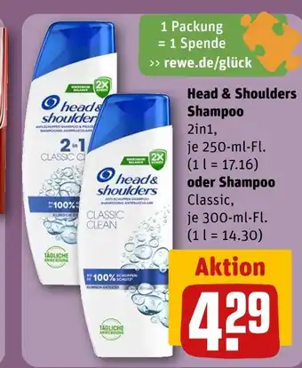 REWE Head & shoulders shampoo Angebot