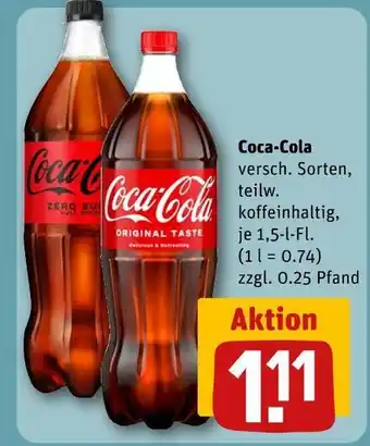 REWE Coca-cola Angebot