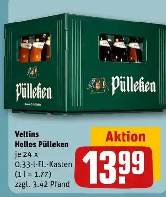 REWE Veltins helles pülleken Angebot