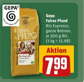 REWE Gepa faires pfund Angebot