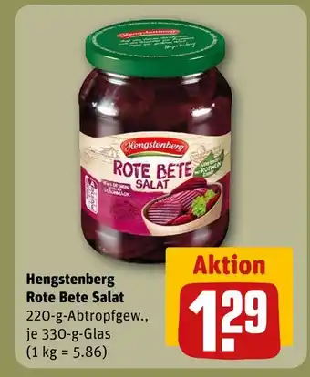 REWE Hengstenberg rote bete salat Angebot