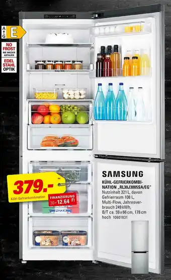 Höffner Samsung kühl-gefrierkombination „rl30j3005sa/eg“ Angebot