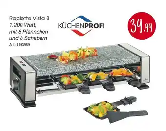Zurbrüggen Küchenprofi raclette vista 8 Angebot