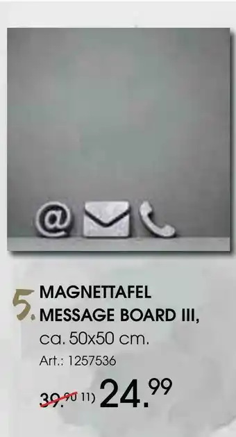 Zurbrüggen Magnettafel message board iii Angebot