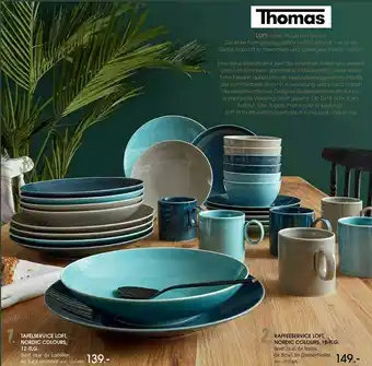 Zurbrüggen Thomas tafelservice oder kaffeeservice loft, nordic colours Angebot