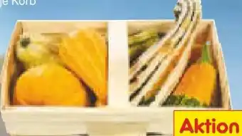 Netto Marken-Discount Zierkürbisse in Spankorb Angebot