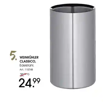 Zurbrüggen Cilio weinkühler classico Angebot