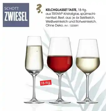 Zurbrüggen Schott zwiesel kelchglasset taste Angebot