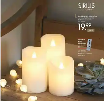 Zurbrüggen Sirius led-kerzenset sara, 3-tlg. Angebot