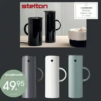 Zurbrüggen Stelton isolierkanne Angebot