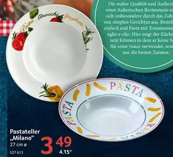 Selgros Pastateller „Milano” Angebot