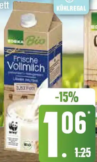 Edeka EDEKA Bio Frische Vollmilch Angebot