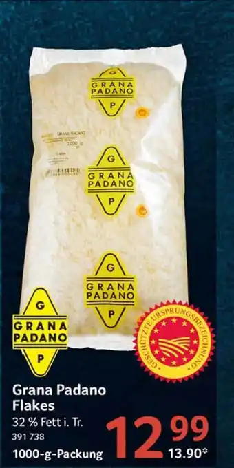 Selgros Grana Padano Flakes 1000g Angebot