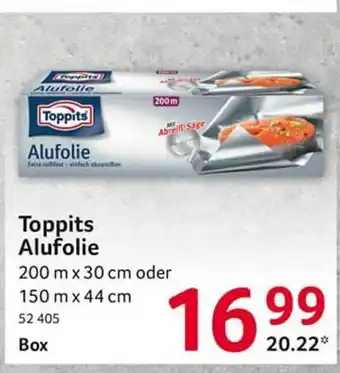 Selgros Toppits Alufolie Angebot