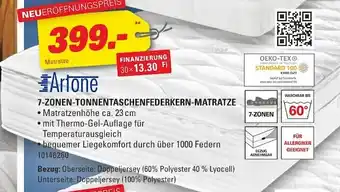 Höffner Artone 7-zonen-tonnentaschenfederkern-matratze Angebot