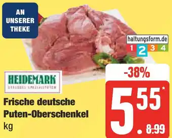 Edeka Heidemark Frische deutsche Puten-Oberschenkel Angebot