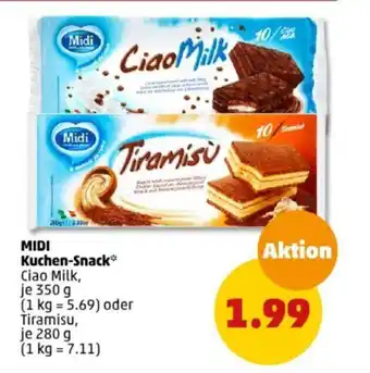 PENNY Midi Kuchen-Snack Angebot