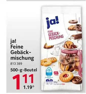 Selgros Ja! Feine Gebäckmischung 500g Beutel Angebot