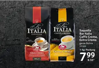 Selgros Saquella Bar Italia Caffe Crema, Extra Crema 1kg Angebot