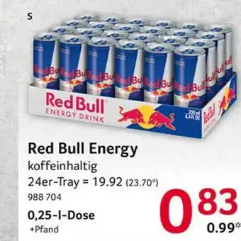 Selgros Red Bull Energy 0,25L Angebot