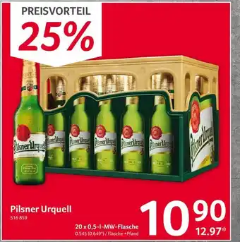 Selgros Pilsner Urquell Angebot