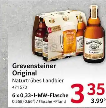 Selgros Grevensteiner Original 6x0,33L Angebot