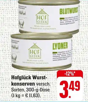 Edeka Hofglück wurstkonserven Angebot