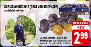 Edeka Unsere heimat - echt & gut zwetschgen Angebot