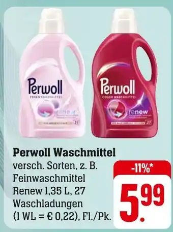 Edeka Perwoll waschmittel Angebot