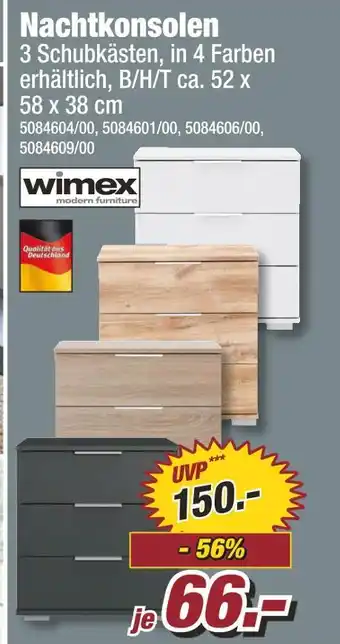 Poco Wimex nachtkonsolen Angebot