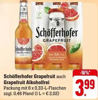 Edeka Schöfferhofer grapefruit Angebot