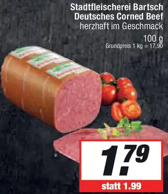 L. STROETMANN GROSSMARKT Stadtfleischerei Bartsch Deutsches Corned Beef Angebot