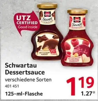 Selgros Schwartau Dessertsauce 125ml Angebot