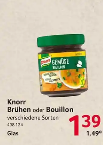 Selgros Knorr Brühen Oder Bouillon Angebot