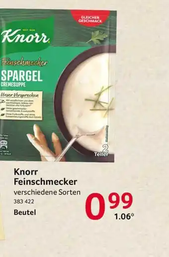 Selgros Knorr Feinschmecker Angebot