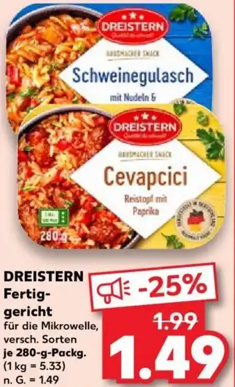 Kaufland DREISTERN Fertig- gericht Angebot