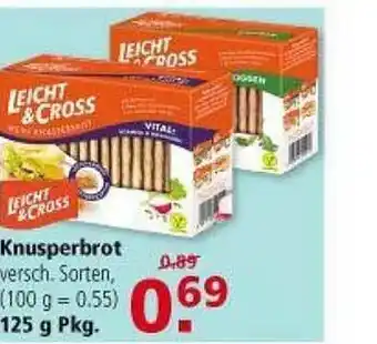 Multi Markt Leicht & Cross Knusperbrot Angebot