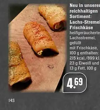 Scheck-in-Center Neu In Unsere Reichhaltigen Sortiment: Lachs-stremel Frischkäse Angebot