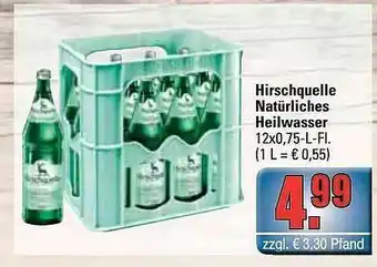 alldrink Hirschquell Natürliches Heilwasser Angebot