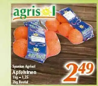 inkoop Spanien Agrisol Apfelsinen Angebot