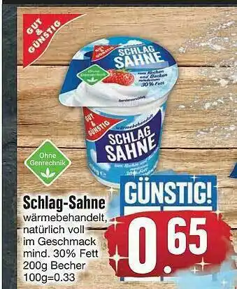 Edeka Gut & Günstig Schlag-sahne Angebot