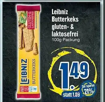 Edeka Leibniz Butterkeks Gluten & Laktosefrei Angebot